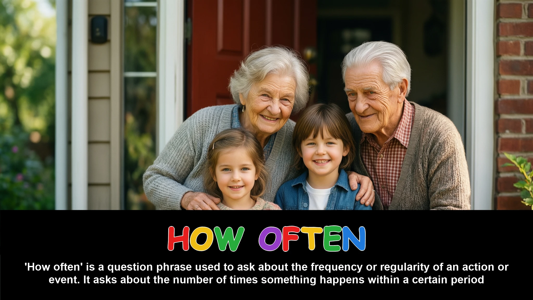 English Illustration for how often